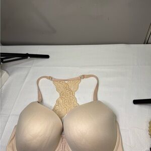 Victoria's Secret Lace Back Tan Bra